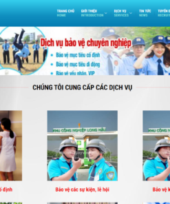 Website giới thiệu công ty bảo vệ