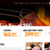 Website nhà hàng buffe BBQ