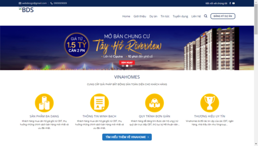 Website doanh nghiệp bất động sản