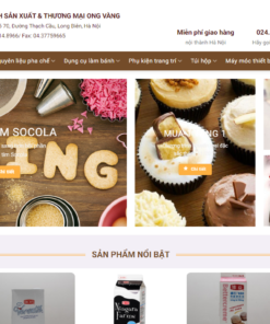 Website bán bánh cake 2