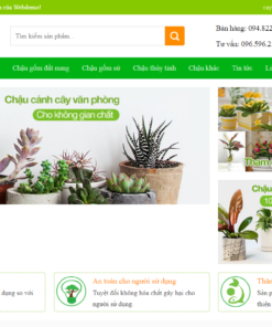 Website doanh nghiệp bán chậu cây