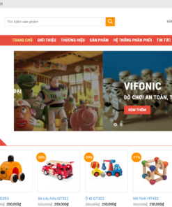 Website bán đồ chơi