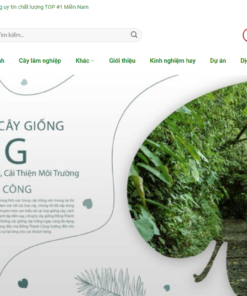 Website bán cây xanh công nghiệp & nông nghiệp đồng thành công