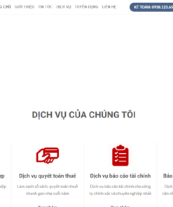 Website giới thiệu công ty kế toán