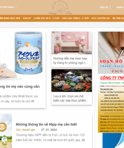 Website tin tức Happymomvn.com