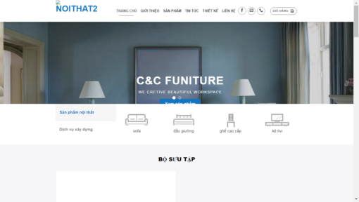 Website nội thất MS2