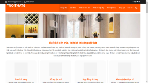 Website nội thất MS6