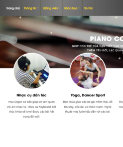 Website shop bán hàng piano