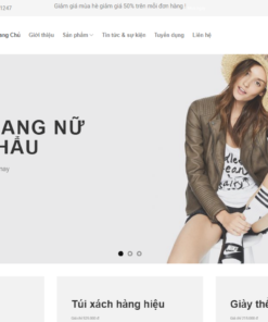 Website bán thời trang Rubix 2024