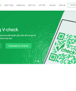 Website dịch vụ VCheck